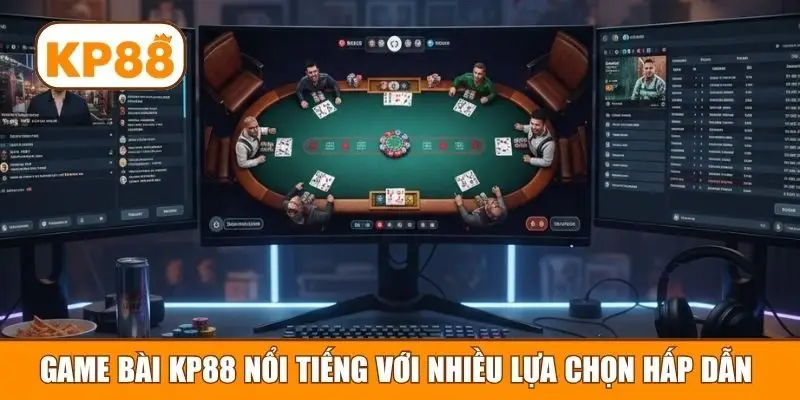 Game bài KP88 nổi tiếng với nhiều lựa chọn hấp dẫn 